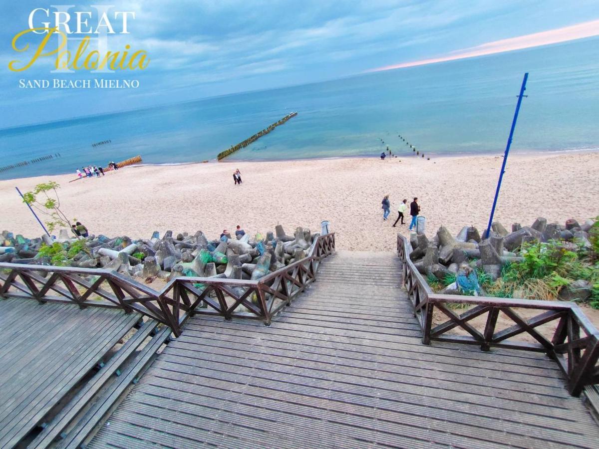 Great Polonia Sand Beach Mielno Mielno  Eksteriør billede